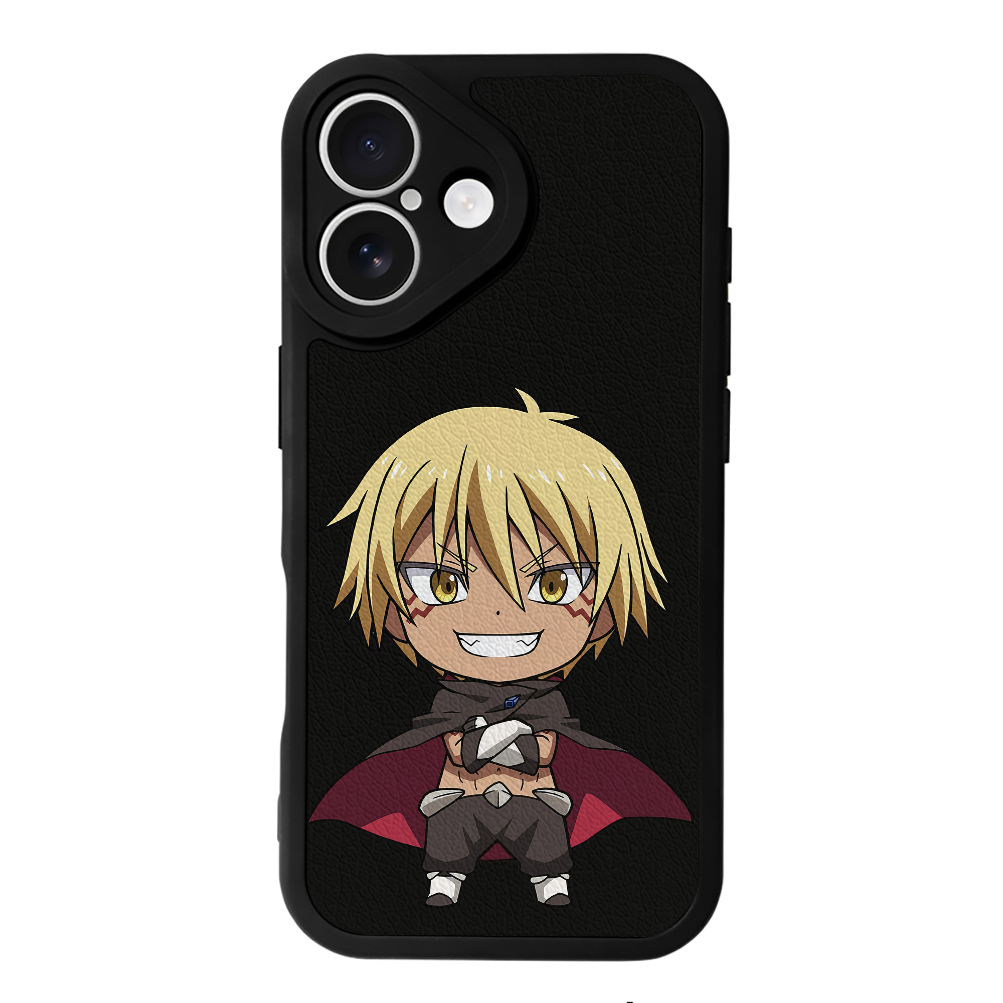 （画像用） 転スラ Regarding Reincarnated to Slime 【iPhone 16シリーズ対応】シリコンスマホケース（レザー調） 材質：シリコン